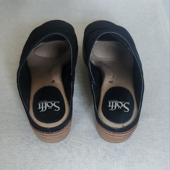 Sofft Women's Black Slide Sandals - Picture 4 of 7